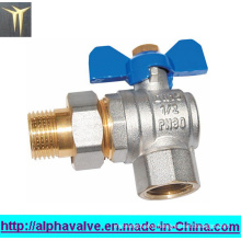 Fx M Brass Ball Valve with Butterfly Handle (a. 0118)